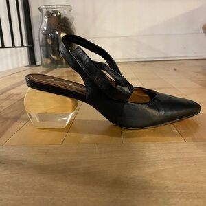 New l’intervalle block heel slingback